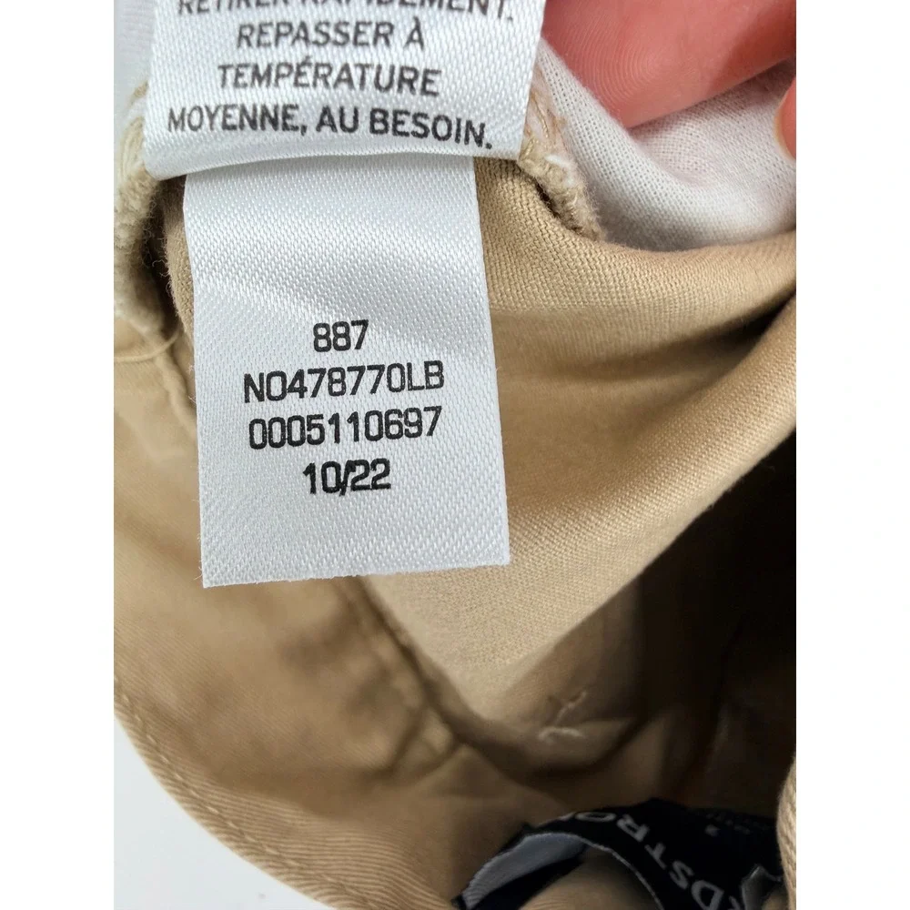 Nordstrom Kids Tan Chino Shorts Boys Size 2 Cotton Blend N0478770LB‎
